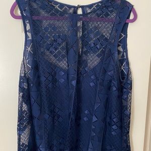 XL Lace top with satin cami